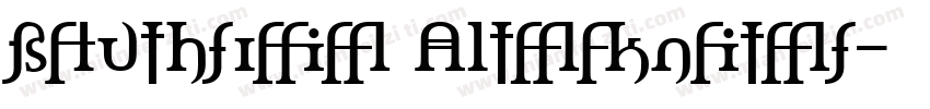 Southside Alternates字体转换